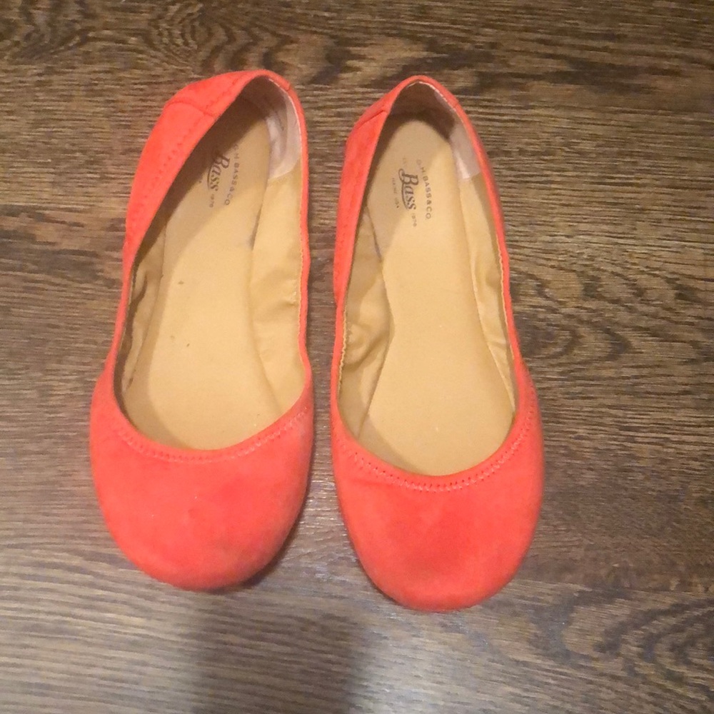 Bass orange flats